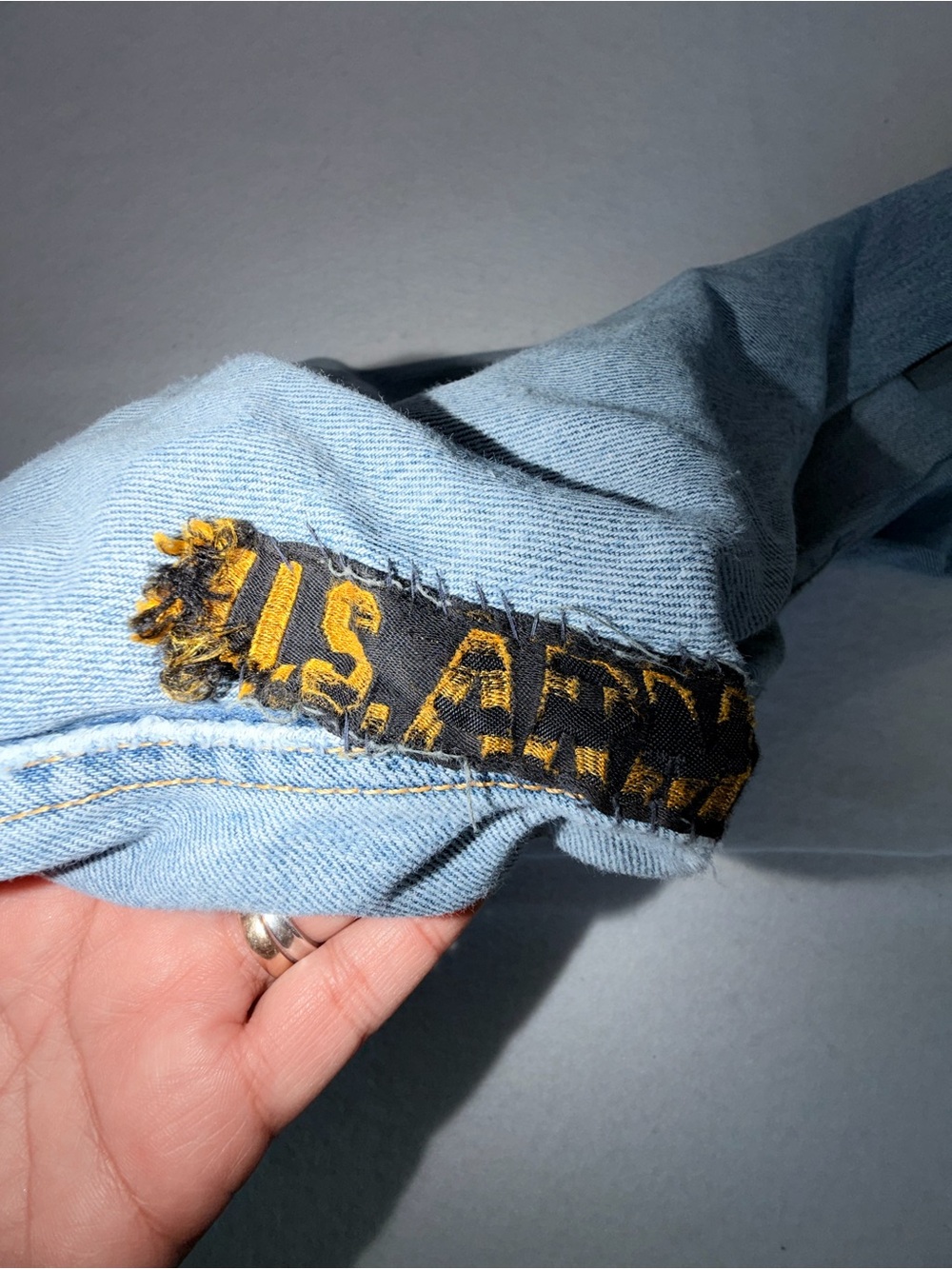 Refashioned VTG 501 War Patches ReFashioned Jeans - Picture 13 of 15